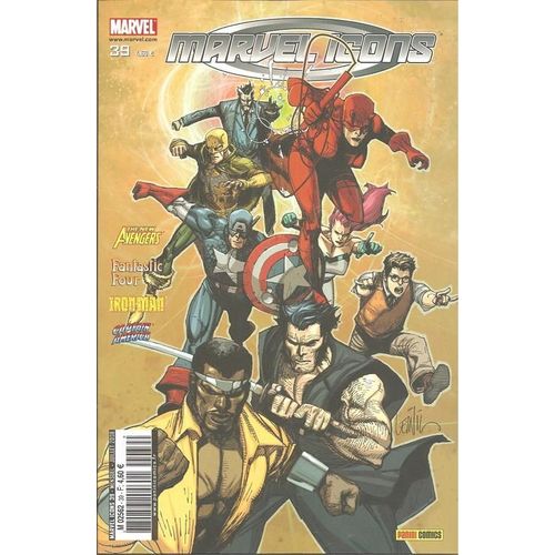 " Fantômes " ( The New Avengers / Fantastic Four / Iron Man / Captain America ) : Marvel Icons N° 39 ( Juillet 2008 )