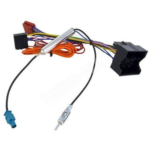 Connecteur Iso Opel Agila / Antara / Astra H - Cable Adaptateur Autoradio Avec Connecteur Antenne Fakra Amplifi?