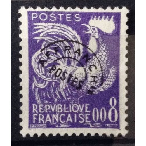 France - Préoblitéré Coq 0,08 Violet (Joli N° 119) Obl - Année 1960 - N11863
