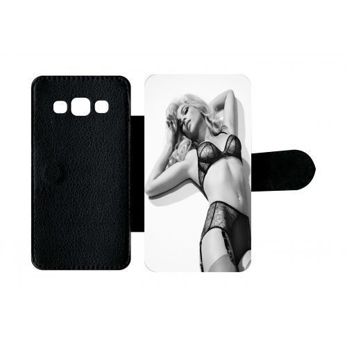 Etui À Rabat Samsung Galaxy A3 Femme Sexy Noir Et Blanc