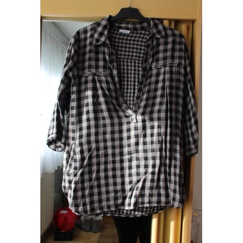 Chemise Noir Et Grise