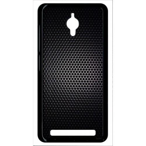 Etui A Rabat - Texture Effet Tole - Compatible Avec Lg Q6 - Simili-Cuir - Bord Noir