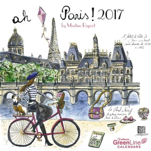 Calendrier Green Line 2017 - Paris - 17,5x17,5 Cm