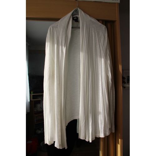 Pull H&m Synthétique L Blanc
