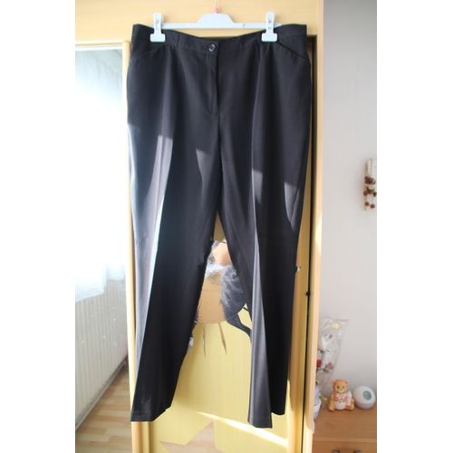 Pantalon A Pince Noir 