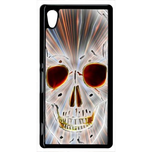 Coque Xperia M4 Aqua - Light Skull - Noir