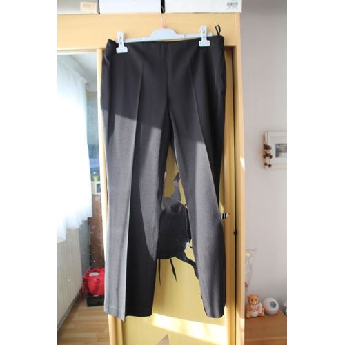 Pantalon A Pince Noir