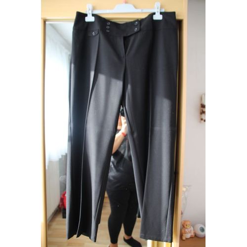 Pantalon A Pince Noir