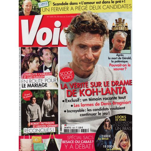Voici / 30-03-2013 N°1325 : Robert Pattinson / Kristen Stewart (2p) - Britney Spears (1p)