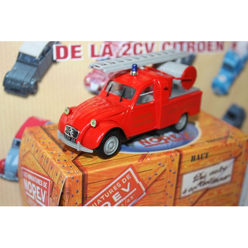 Collection Hachette 2 Cv Azu Citroen Pick Up Pompiers Henflingen 1963-Norev