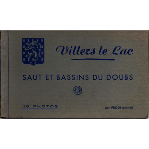 Carnet De 10 Cartes Postales Anciennes, Doubs ( 25 ), Villiers Le Lac, Sauts Et Bassins Du Doubs