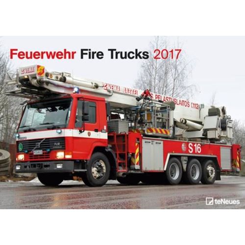 Calendrier 2017 - Fire Trucks - Camions De Pompier - 42x29,7 Cm