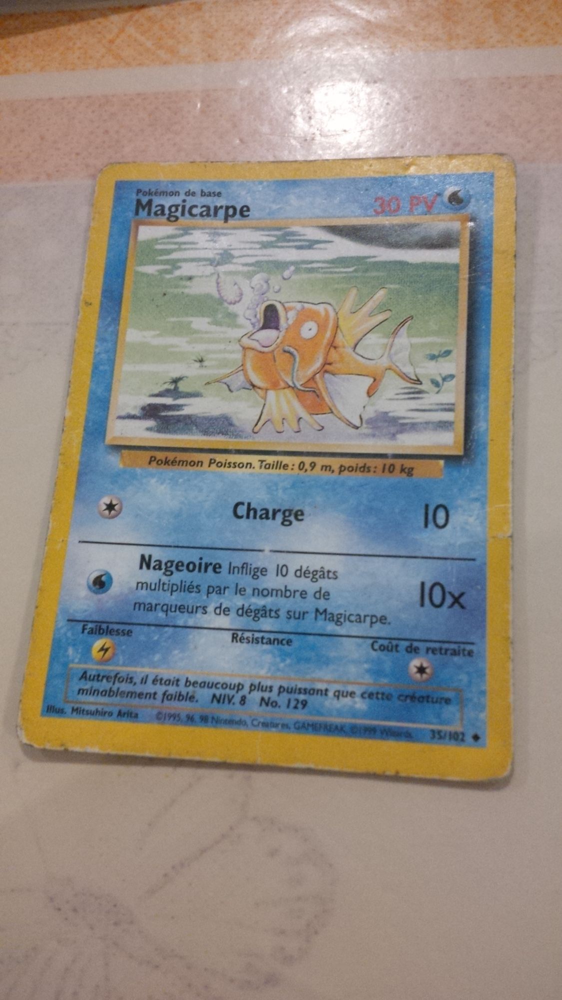 Magicarpe 35/102 Set De Base Fr