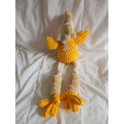 Peluche Doudou Coq Poule Histoire D'ours 