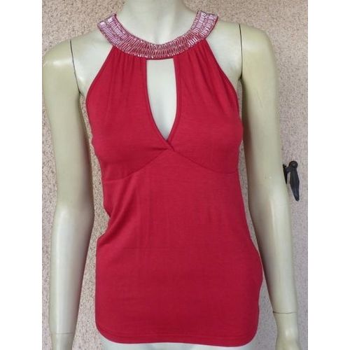 Top No Excuse Viscose 36 Rouge
