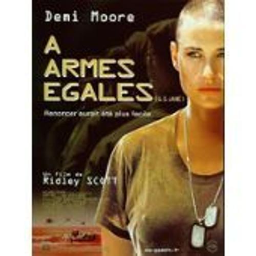 A Armes Égales - Gi Jane - Ridley Scott - Demi Moore - Viggo Mortensen - Affiche De Cinéma Pliée 120x160 Cm