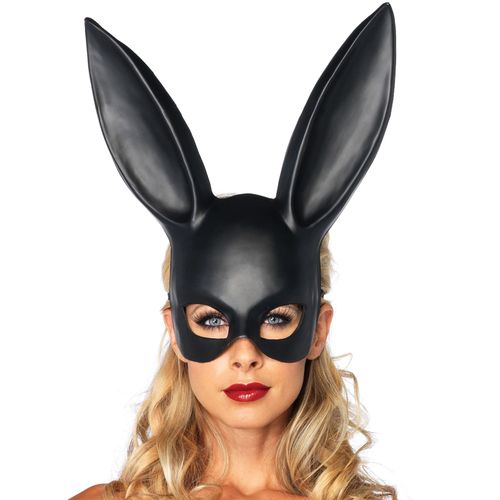 Masque Lapin Noir Taille Unique