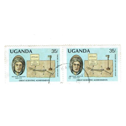 Paire De Timbres Ouganda 1987