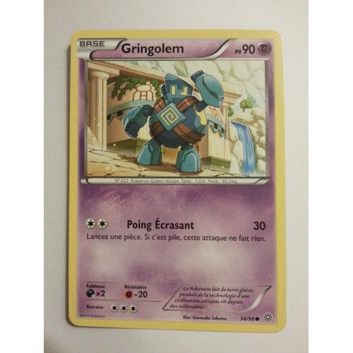 Pokémon - 34/98 - Gringolem - Xy - Origines Antiques - Commune