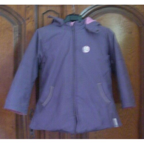 Parka Mauve Domyos - Taille 6 Ans