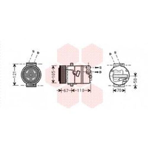 Compresseur Airco Pour Opel Astra H De 2004 À 2010 Version 1.3 Cdti