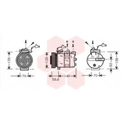 Compresseur Airco Pour Saab 9-5 Depuis 2006 Version Essence