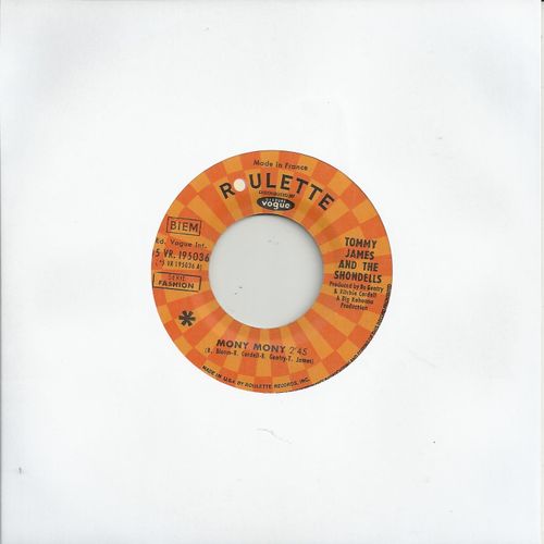 Mony Mony (B. Bloom - R. Cordell - B. Gentry - T. James) 2'45  /  1, 2, 3 And I Fell  (J. Calvert - B. Gentry - R. Cordell) 2'32