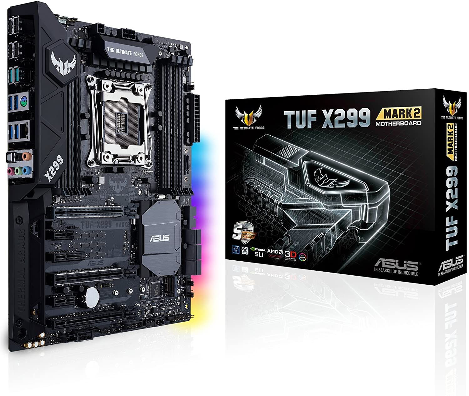 ASUS TUF X299 MARK 2 - Carte-mère - ATX - LGA2066 Socket - X299 Chipset - USB 3.1 Gen 1, USB 3.1 Gen 2 - Gigabit LAN - audio HD (8 canaux)