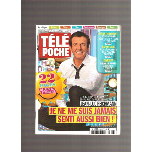 Télé Poche 2528 Jean Luc Reichmann Fort Boyard Les Phares Bretons Louis De Funes