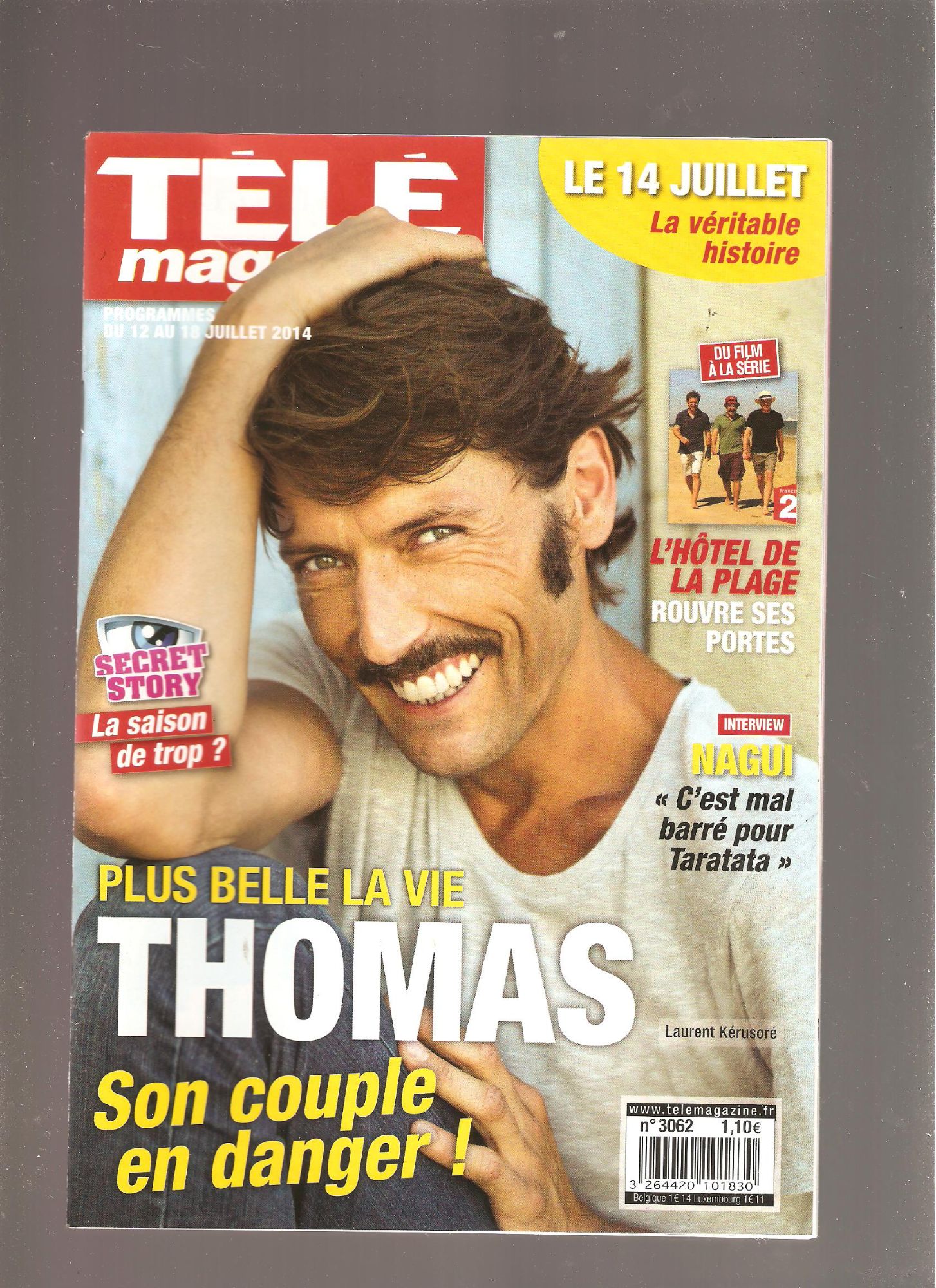 Télé Magazine 3062 Thomas Plus Belle La Vie Hotel De La Plage Nagui