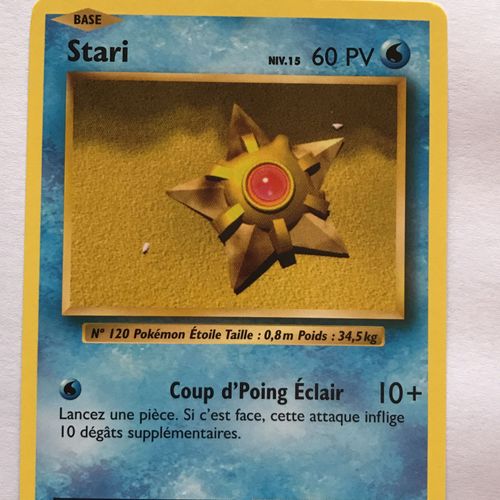 Carte Pokemon Série Évolutions Stari 30/108