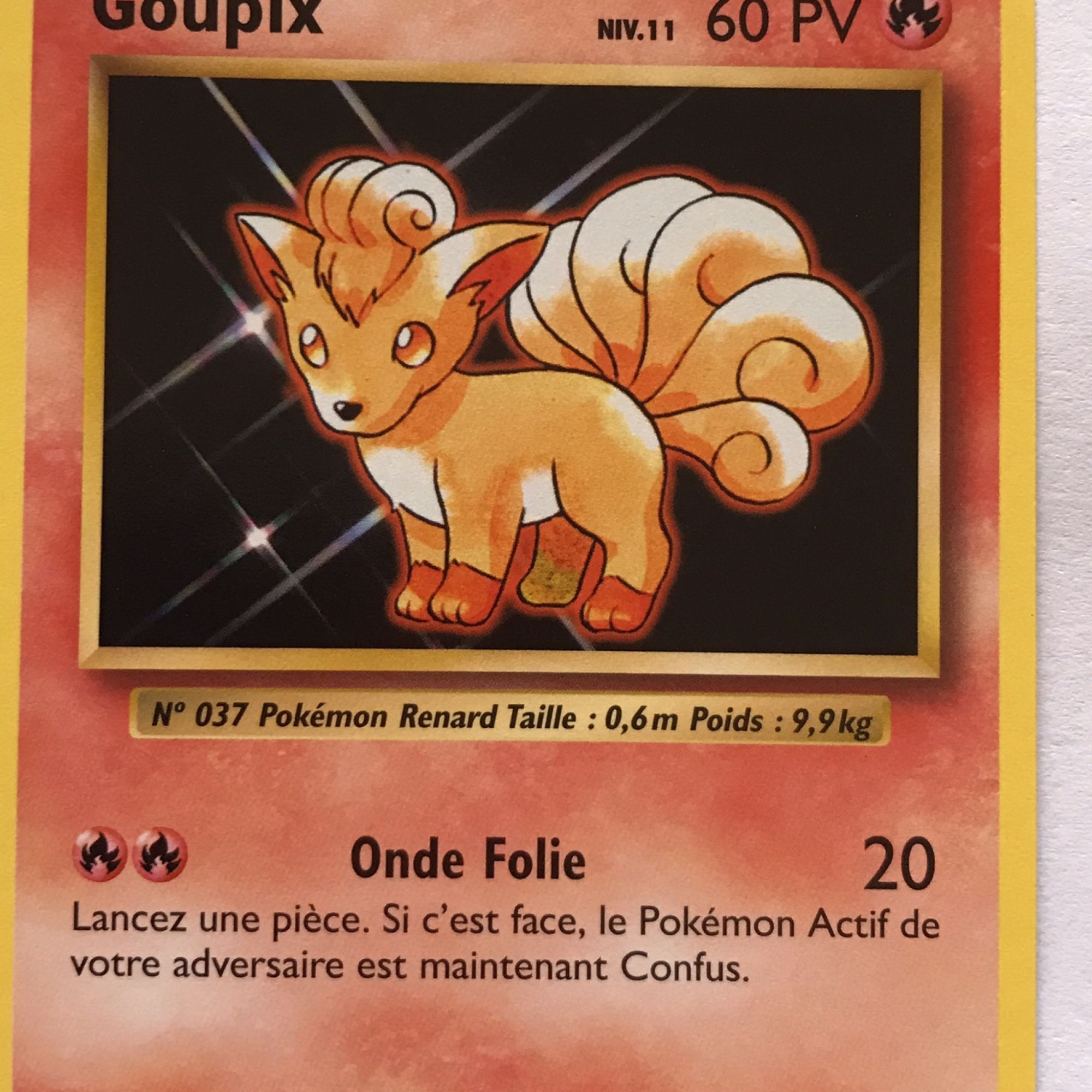 Carte Pokemon De La Série Évolutions Goupix 14/108