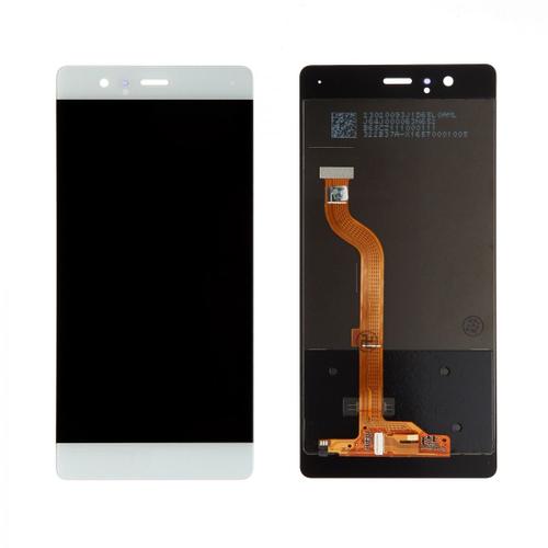 Ecran Lcd + Tactile Assemblé Pour Huawei P9 Blanc