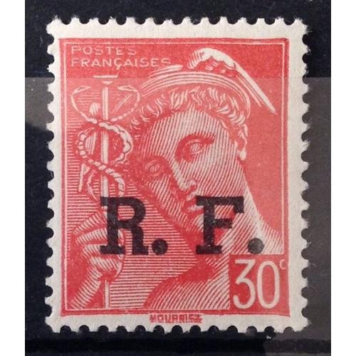 France - Rf Rhône-Alpes Lyon - Mercure 30c Rouge Neuf** Luxe - Année 1944 - N12618