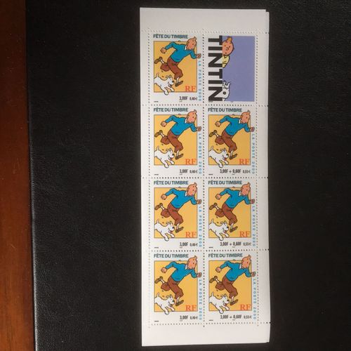 Carnet De Timbres Neufs Non Oblitérés Tintin Fête Du Timbre 2000