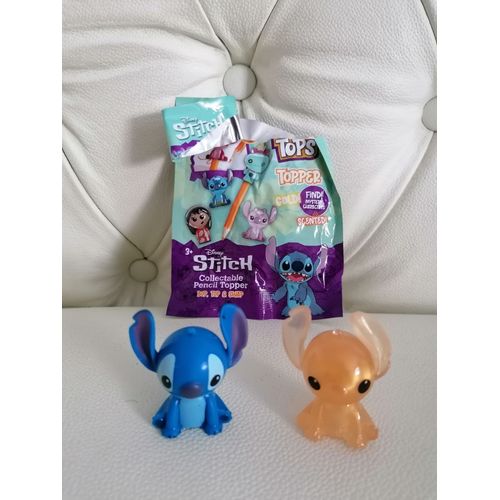 Lot De 2 Figurines Stitch - Disney - Bops N Tops - Series 1 - Sambro