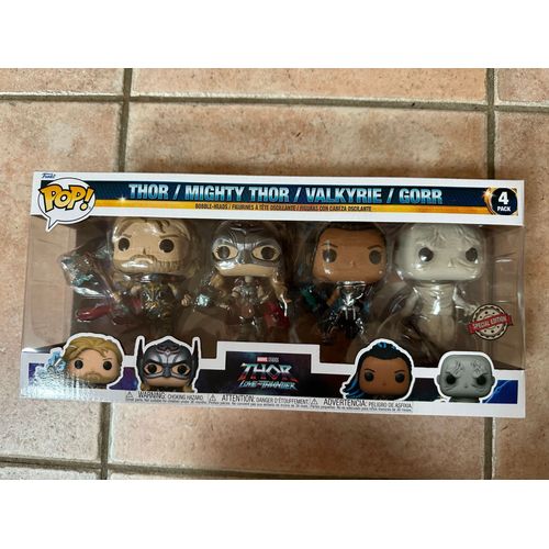 Lot 4 Figurines Funko Pop Héros Marvel Disney