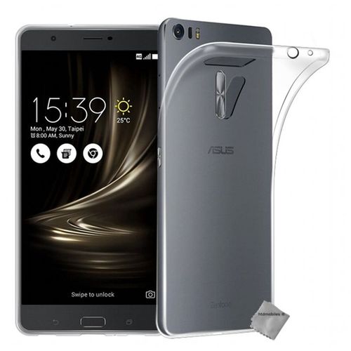 Housse Etui Coque Gel Asus Zenfone 3 Ultra Zu680kl + Film Ecran - Transparent Tpu