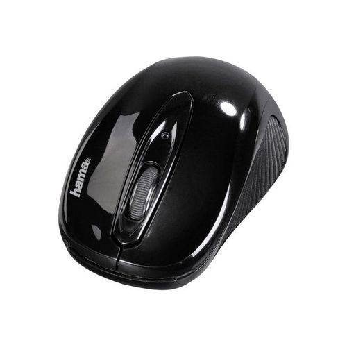Hama Wireless Optical Mouse "AM-7300" - Souris - optique - 3 boutons - sans fil - 2.4 GHz - récepteur sans fil USB - noir