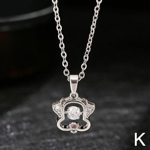 Dog Collier Douze Zodiaques Esprit Collier Cha?Ne De Cou En Acier Titane Pour Femmes S9f9 Dog