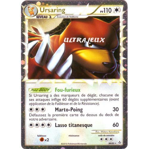 Pokémon - 89/95 - Heartgold Soulsilver Déchainement - Ursaring (Prime) - Prime