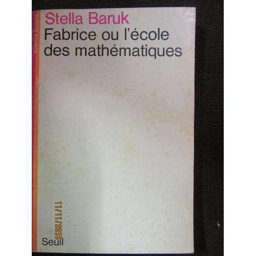 Fabrice Ou L'école Des Mathématiques Fabrice Ou L'école Des Mathématiques