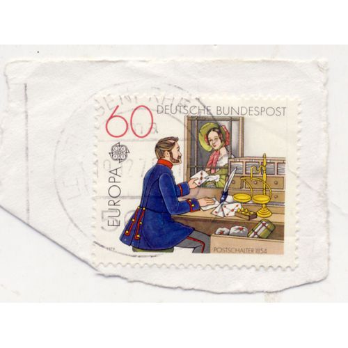 Timbre Allemagne, Bundespost :  Timbre Europa Oblitéré Postschalter 1854 (Bureau De Poste 1856), Valeur 60
