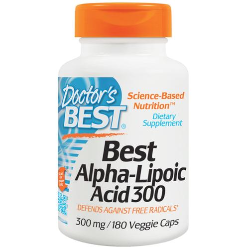 Doctor's Best, Best Alpha-Lipoic Acid 300, 300 Mg, 180 Veggie Caps 