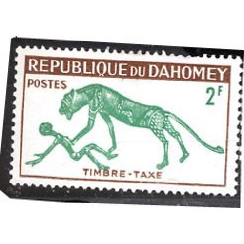 1963 Dahomey Timbre Taxe N° 33 Neuf **