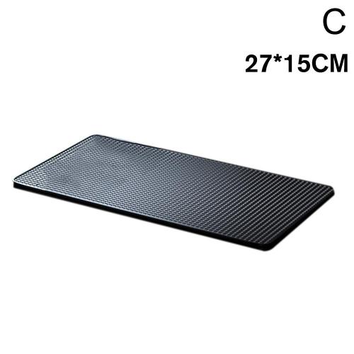 Noir 27*15cm Voiture Anti-Derapant Tableau De Bord Tampon Adhesif Tapis Auto Collant Gel Pad ¿Â Pad