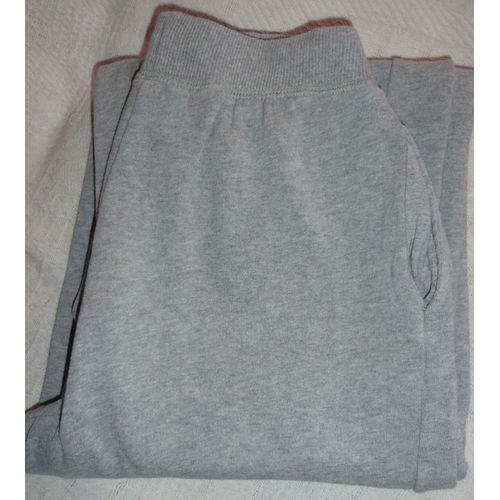 Jogging Enfant Gris - Taille 10 Ans - 2 Poches - 78% Coton + 22% Polyester