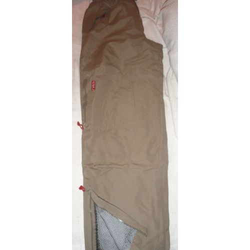 Pantalon Marron American Street Culture -14 Ans (156/162) - Fermeture Éclair+Bouton Pression-2 Poches Devant Avec Fermeture Éclair+2 Poches Au Niveau Des Genoux-Bas Avec Fermeture Éclair-100%Polyester