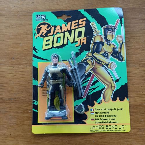 Figurine James Bond Jr Ninja Toujours Sous Scello