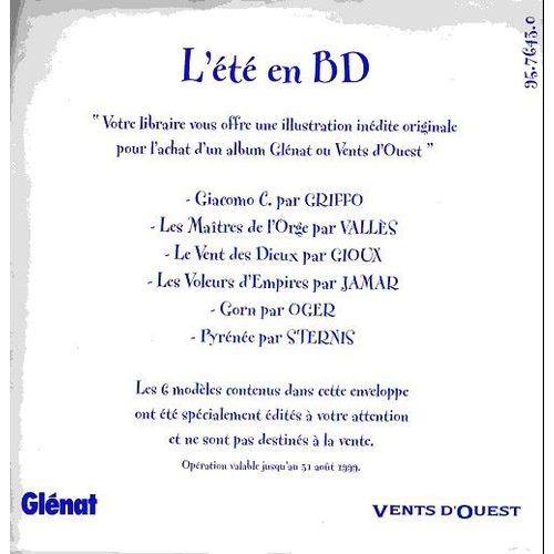 6 Illustrations L'été En Bd